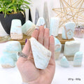 Crystal Caribbean Calcite Cut:Blue Aragonite: 201g - 300g