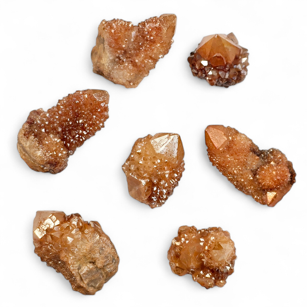 Sunshine Cactus Quartz - Spirit Quartz Crystal Cluster