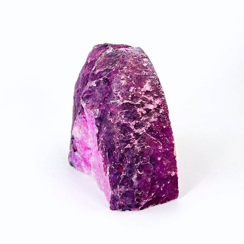 Pink Agate Geode Bookend Pair - 3 to 6 lb Crystals