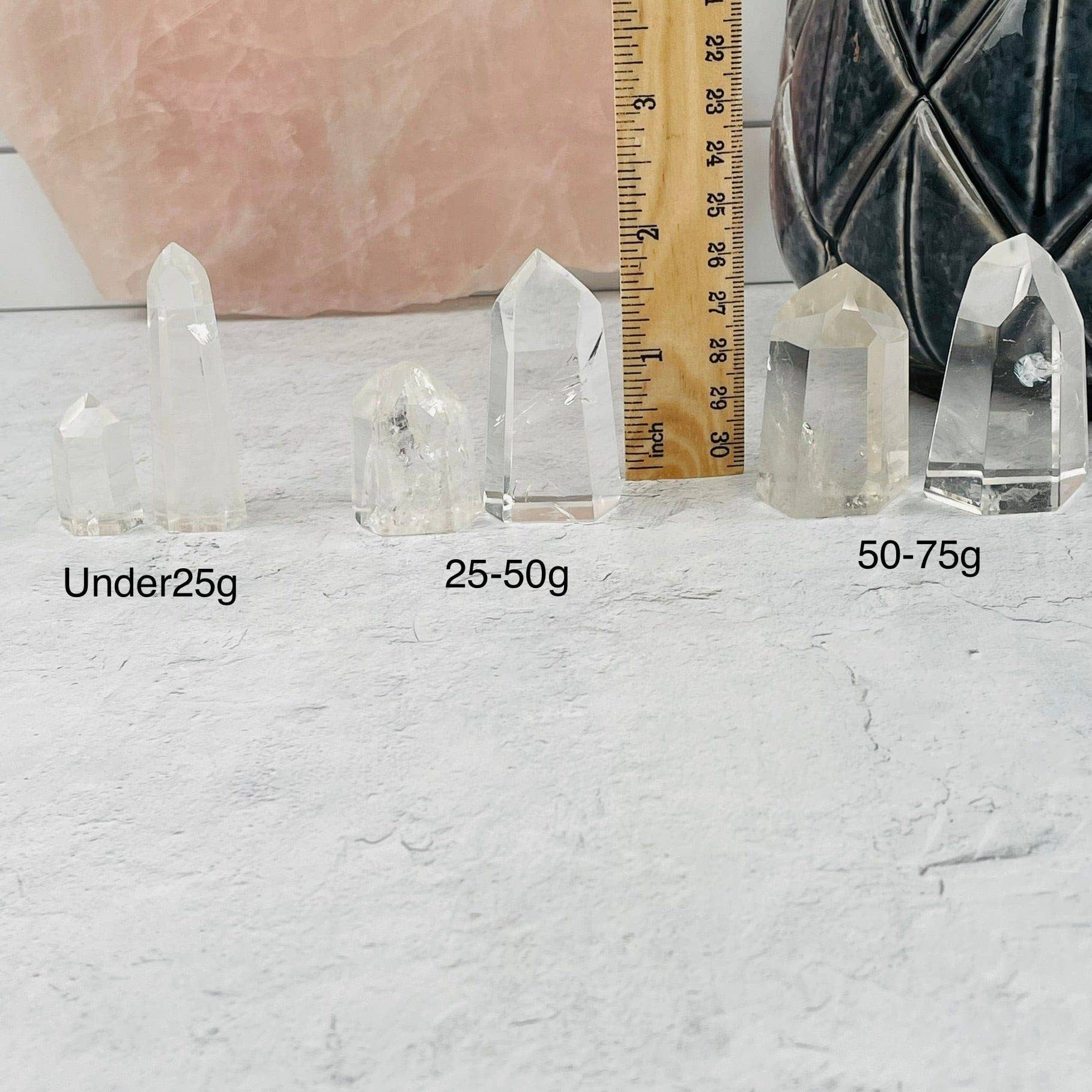 Crystal Quartz Points - BY Weight: Under .025g
